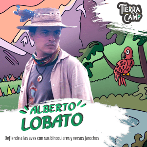 Lobato: defends the birds using binoculars and songs. State: Veracruz.