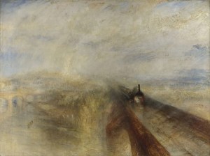  Lluvia, vapor y velocidad (1844), de.J. M. W. Turner, podría ser un reflejo del aumento de contaminación del aire en Gran Bretaña, además del precursor estilístico para el impresionismo. Crédito: The National Gallery (UK), CC BY-NC-ND 4.0 